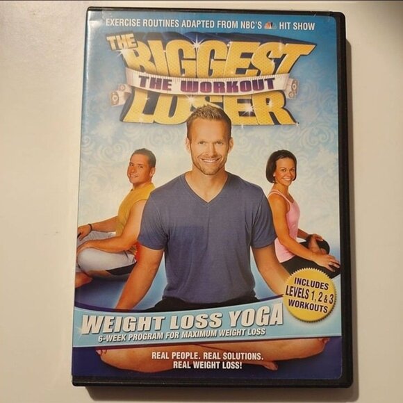 The Biggest Loser Weight Loss Yoga DVD'S-LIKE NEW-SET OF 2 - Picture 7 of 7